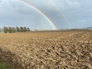 Regenbogen am Dreck-Weg-Tag