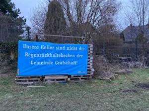 Unsere Keller sind nicht die Regenrückhaltebecken der Gemeinde Grafschaft